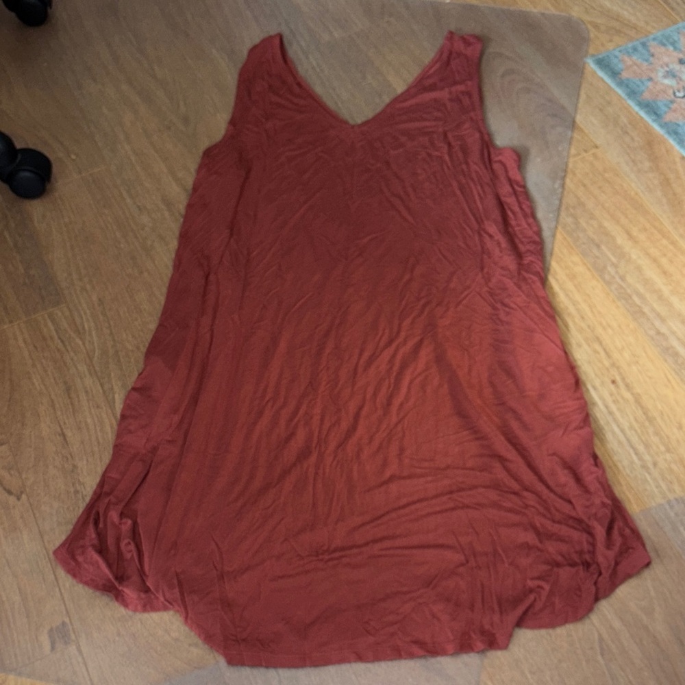 Maurices Rust sleeveless Tshirt Dress Size 1 Plus Size